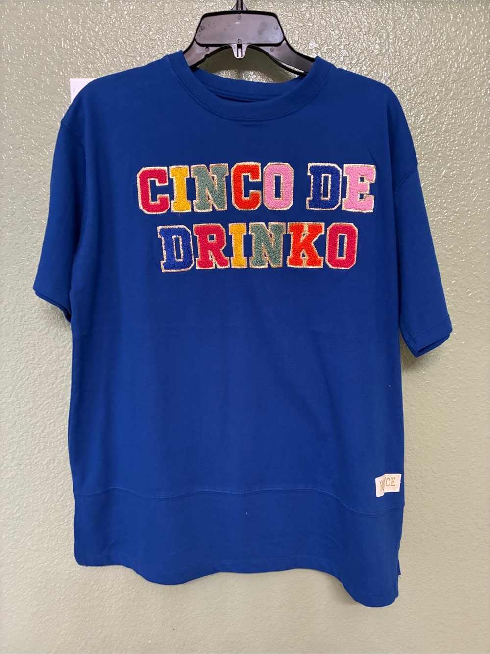 Kids Royal Blue 'Cinco De Drinko' Graphic Tee